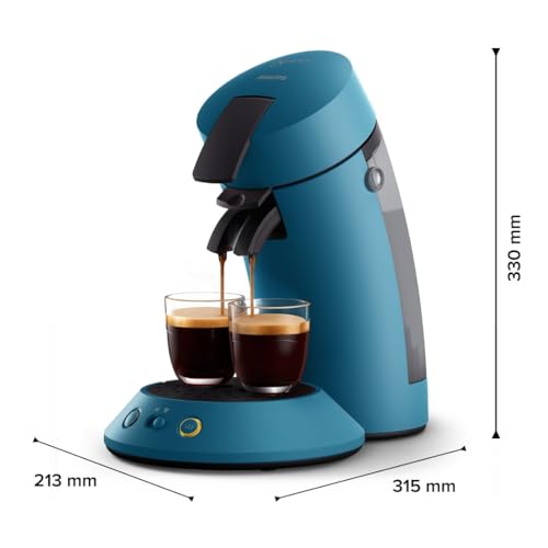 Machine à Café Dosettes SENSEO Original Plus Bleu Paon CSA210/00 – Intensité Ajustable