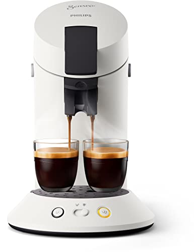 Machine à Café Dosettes SENSEO Original Plus Blanche CSA210/11 – Finition Mate Élégante