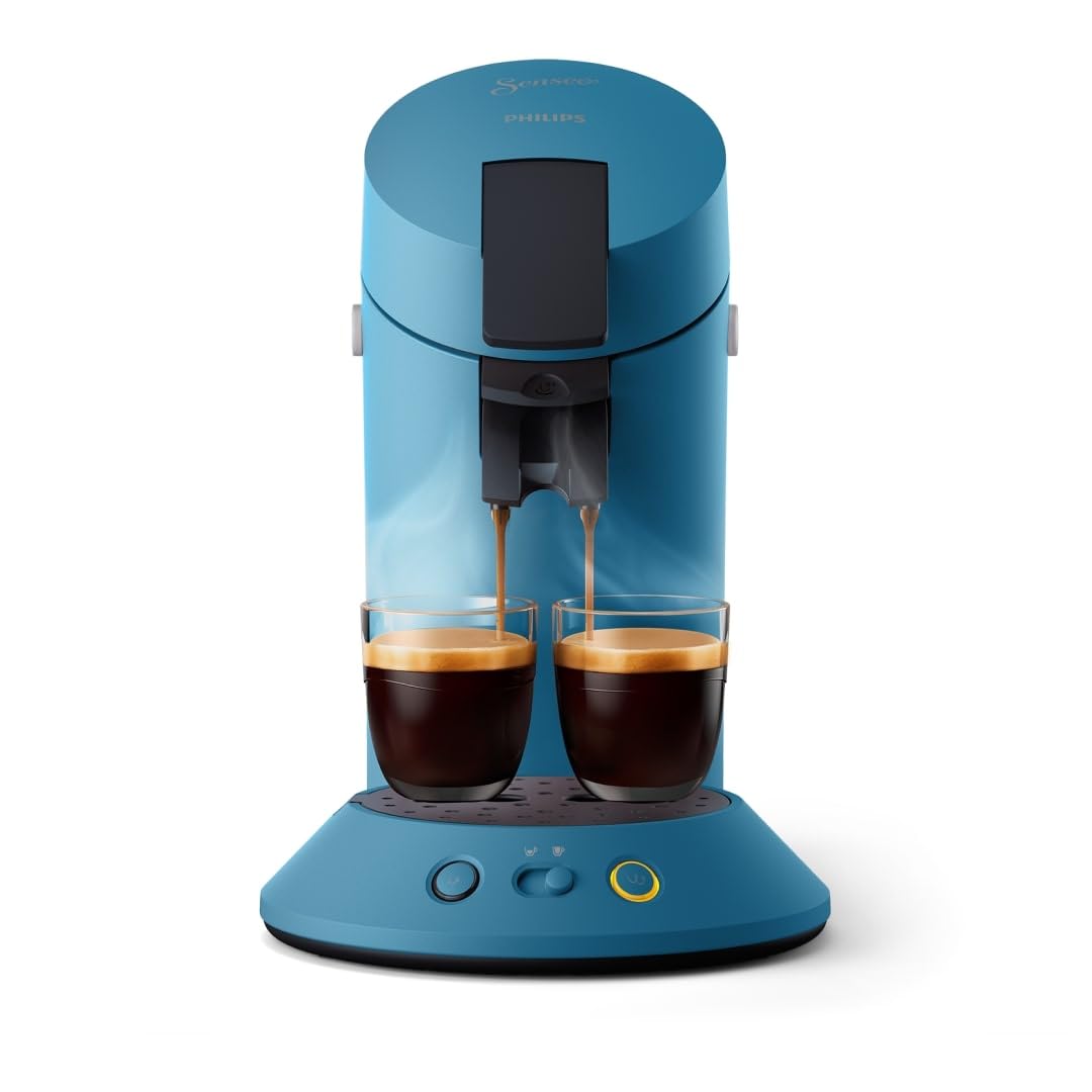 Machine à Café Dosettes SENSEO Original Plus Bleu Paon CSA210/00 – Intensité Ajustable