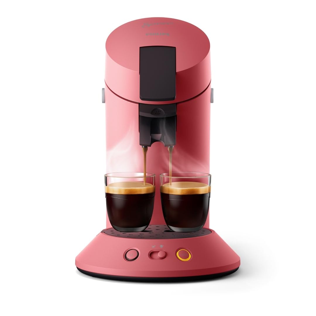 Machine à Café Dosettes SENSEO Original Plus Rouge Tendre CSA210/35 – 1 ou 2 Tasses