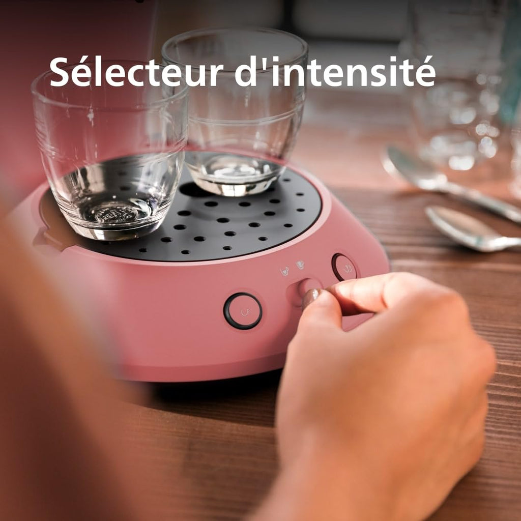 Machine à Café Dosettes SENSEO Original Plus Rouge Tendre CSA210/35 – 1 ou 2 Tasses