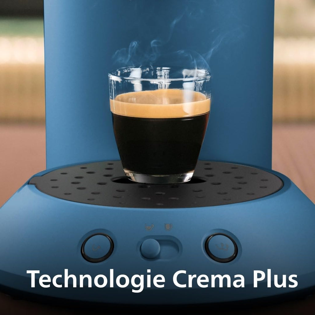 Machine à Café Dosettes SENSEO Original Plus Bleu Paon CSA210/00 – Intensité Ajustable