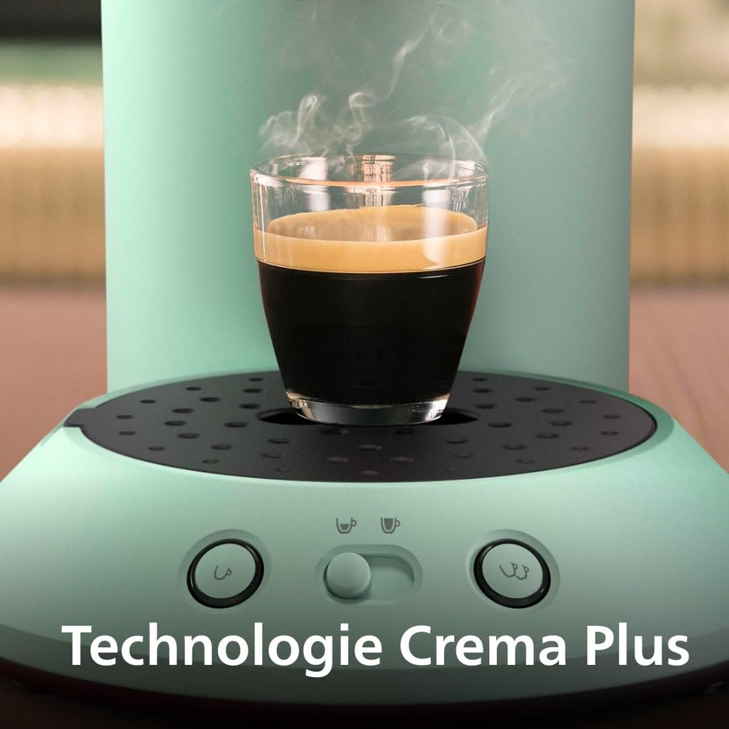 Machine à Café Dosettes SENSEO Original Plus Vert Désert CSA210/80 – Café Personnalisé