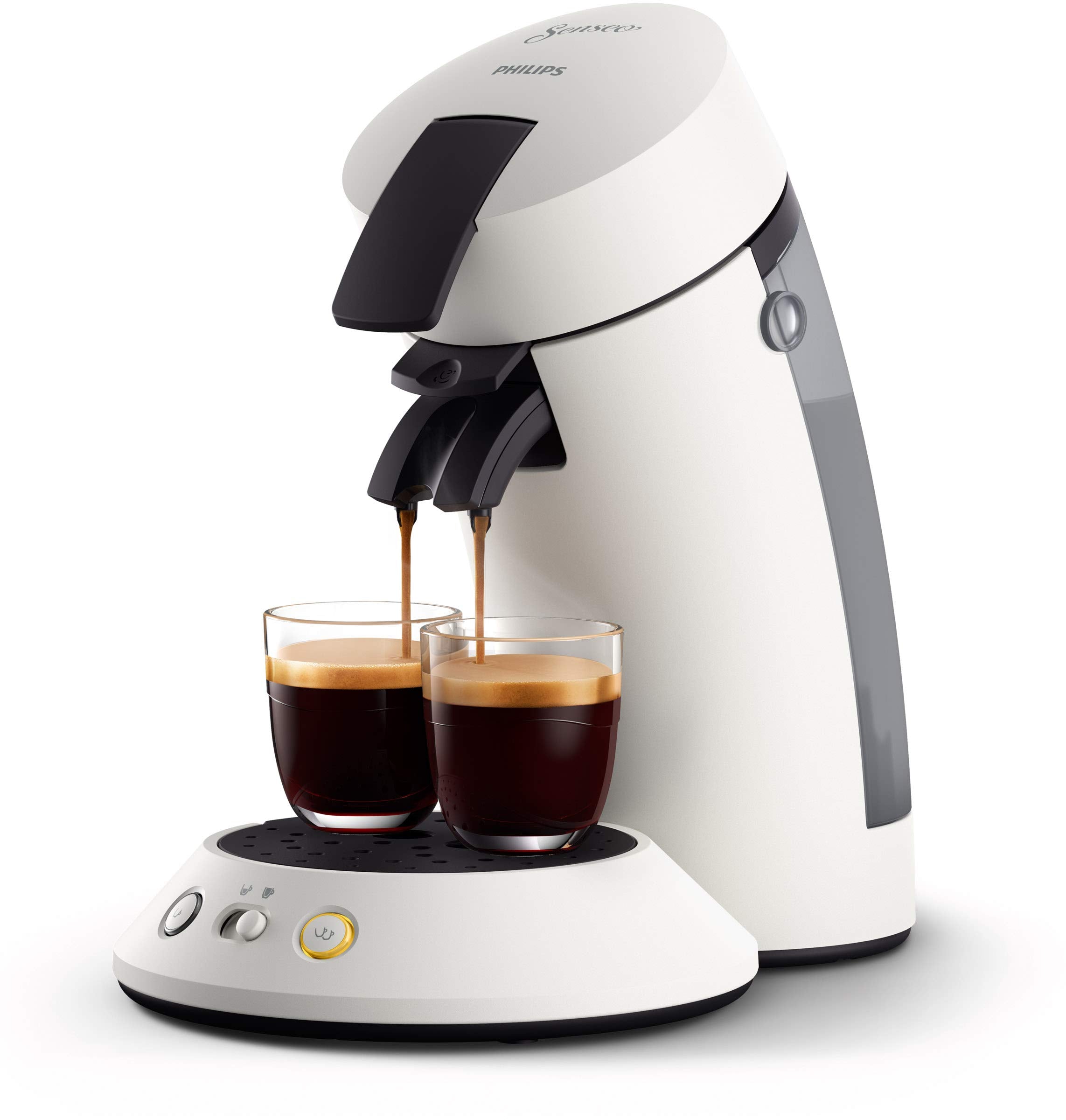 Machine à Café Dosettes SENSEO Original Plus Blanche CSA210/11 – Finition Mate Élégante