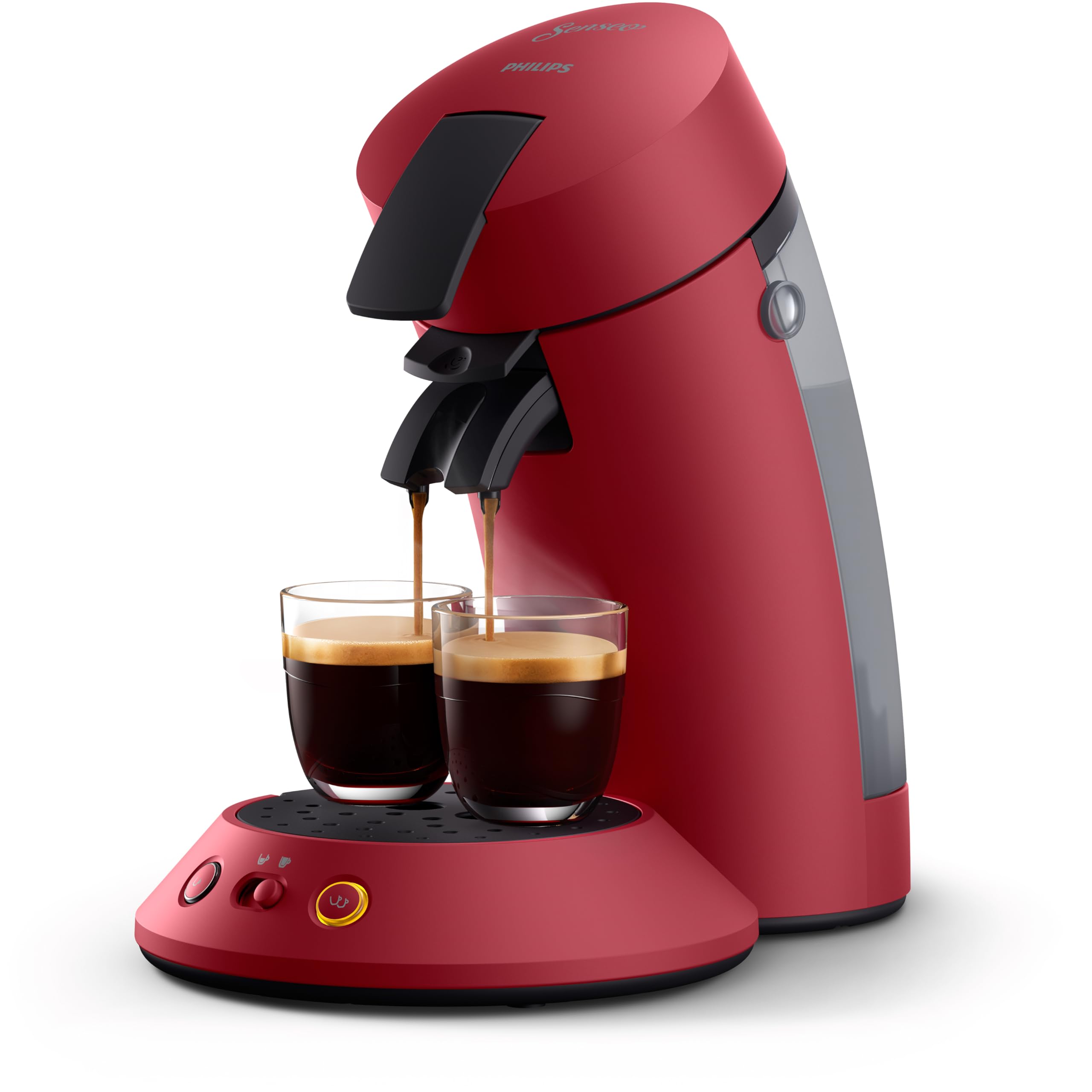 Machine à Café Dosettes SENSEO Original Plus Rouge CSA210/91 – Crema Plus & Boost
